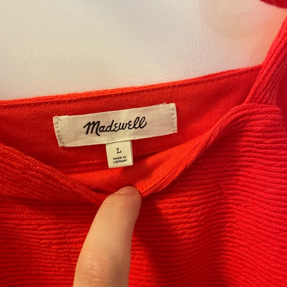 Madewell Tie-Shoulder Tank Top- Large - Picture 3 of 3